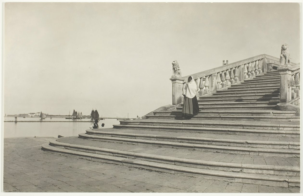 Pedras de Veneza, Chioggia, 1887, impressa em 192039. de Alfred Stieglitz