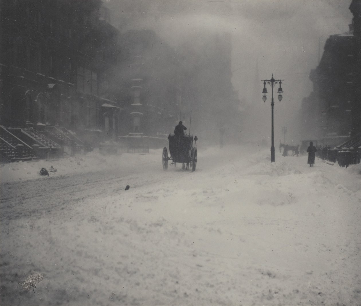 A tempestade de neve, Nova Iorque de Alfred Stieglitz