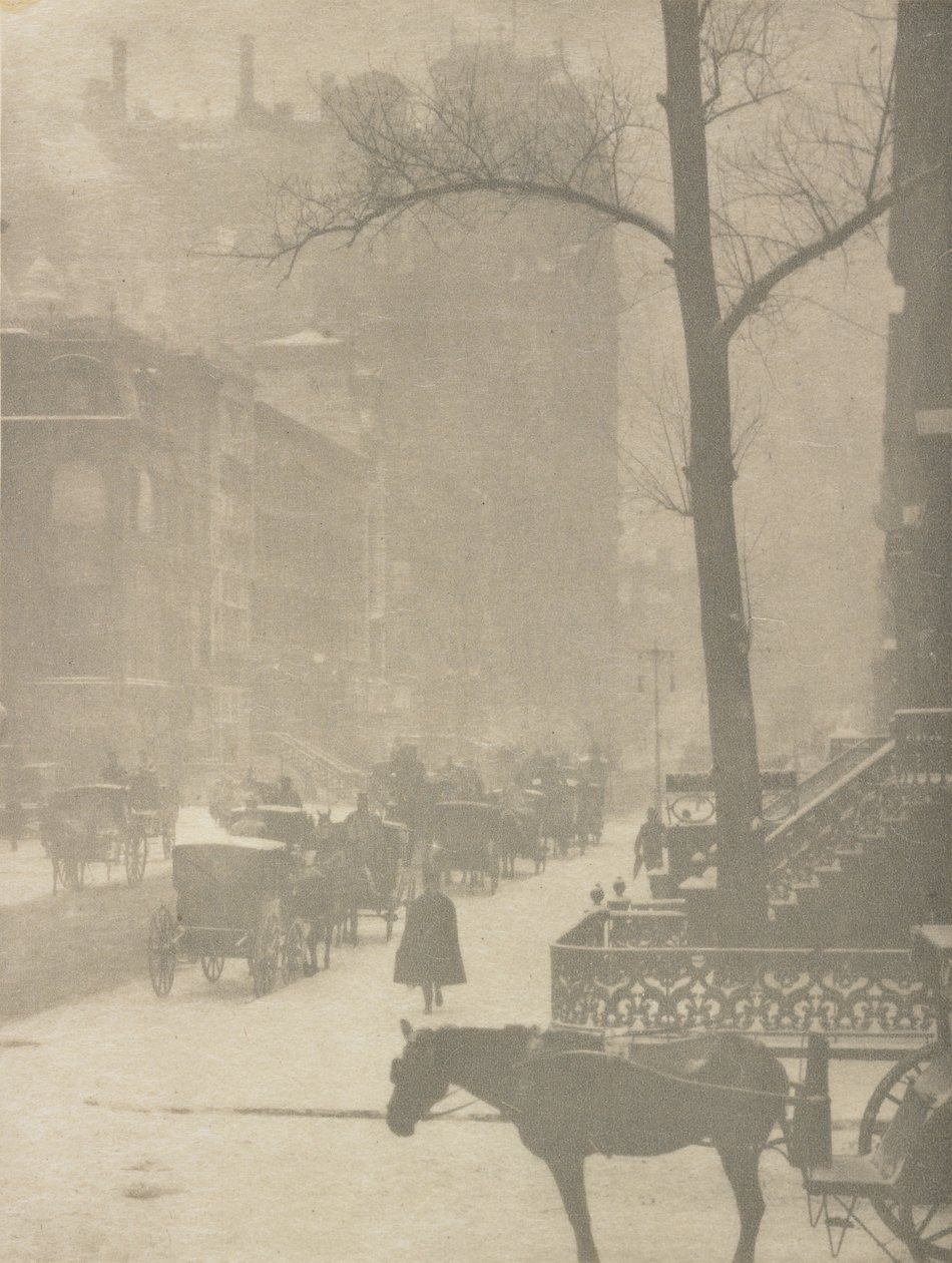 The Street, Design for a Poster (fotogravura) de Alfred Stieglitz