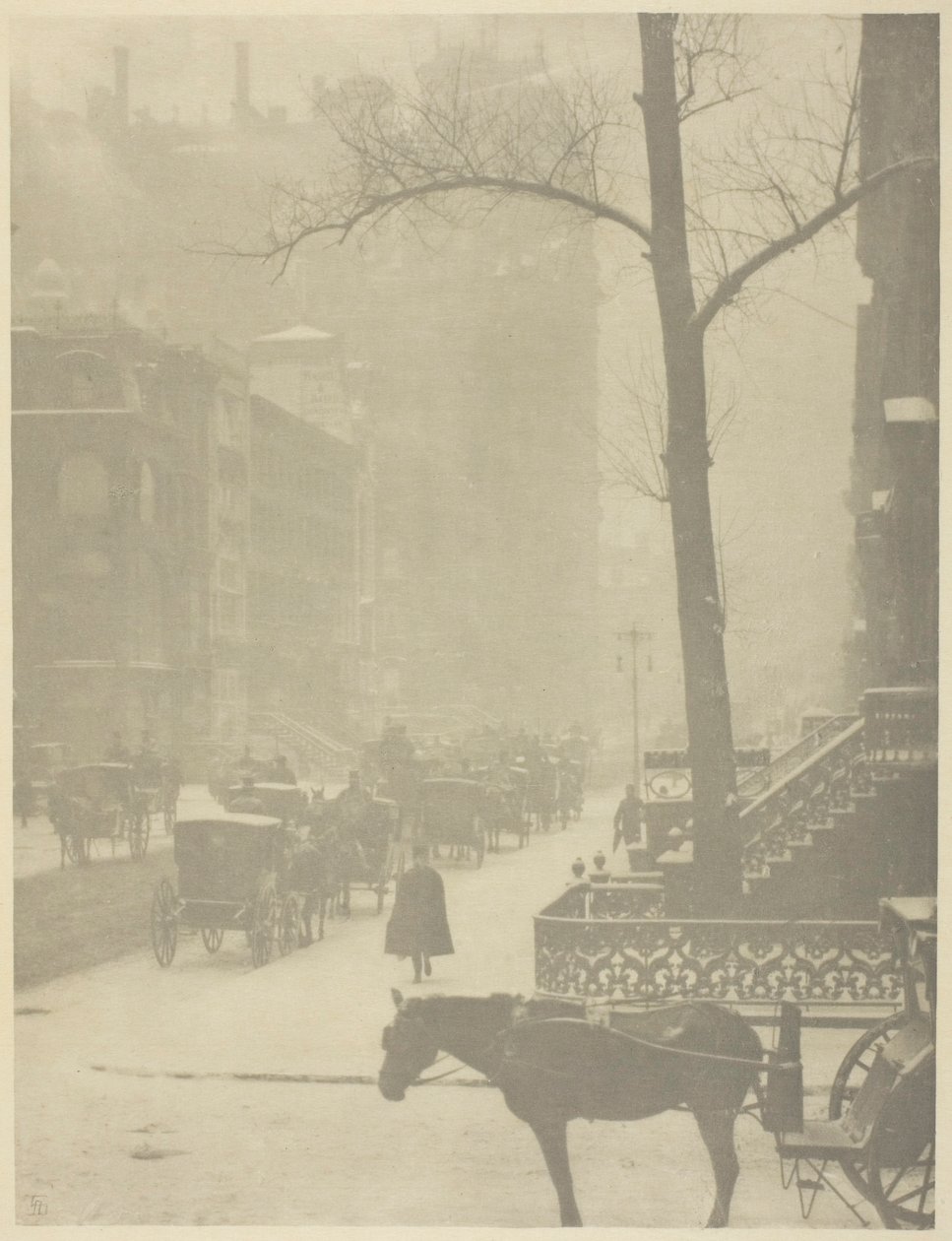 A Rua, Quinta Avenida de Alfred Stieglitz