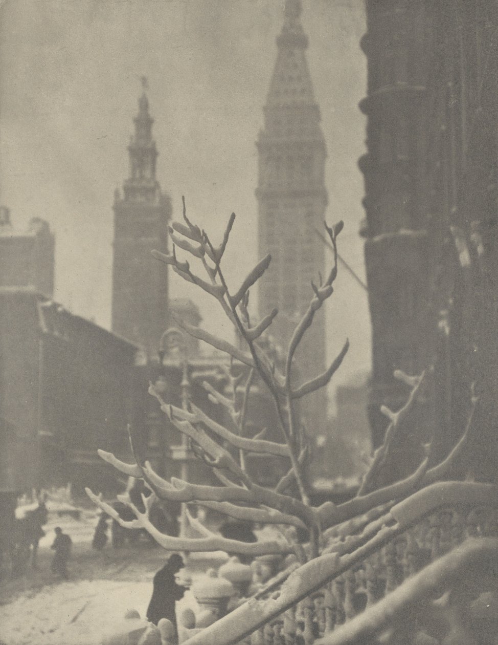 Duas torres - Nova Iorque de Alfred Stieglitz