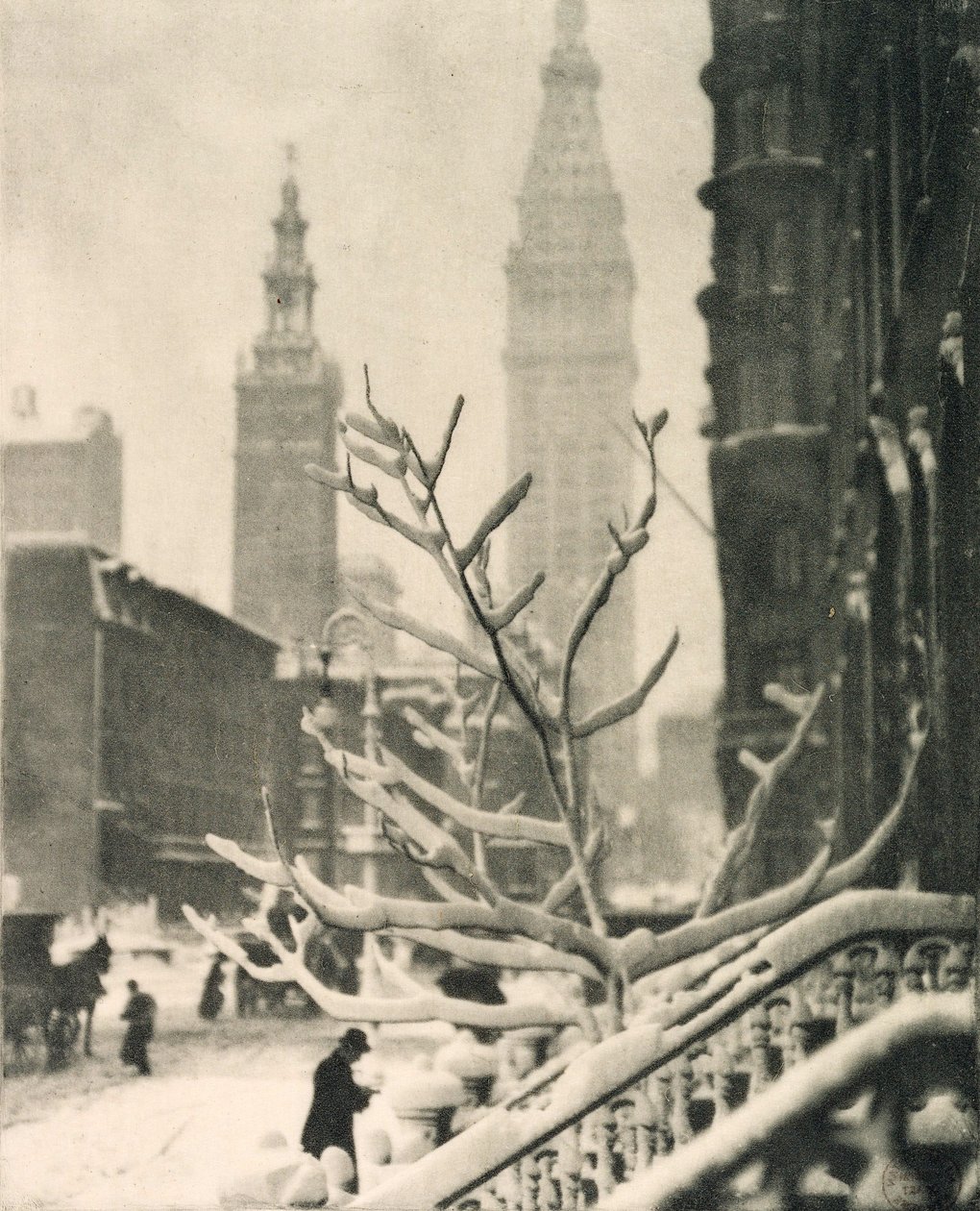 Duas Torres - Nova Iorque de Alfred Stieglitz