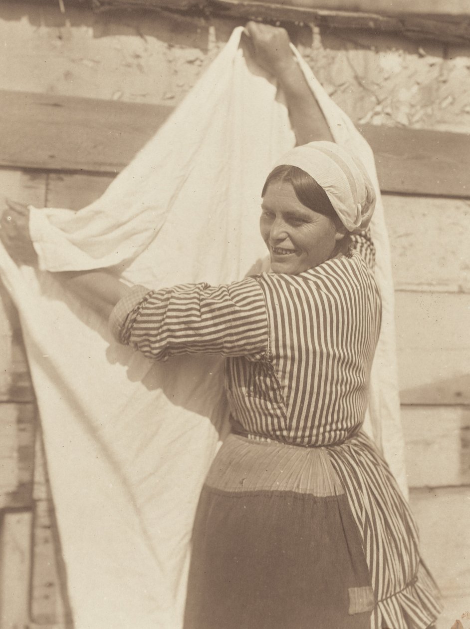 Dia de lavandaria, Katwijk de Alfred Stieglitz