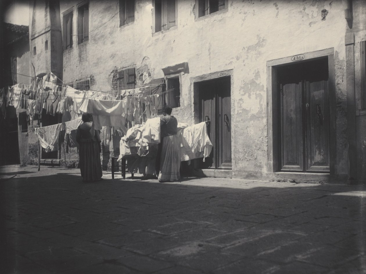 Dia de Lavar Roupa, Veneza de Alfred Stieglitz