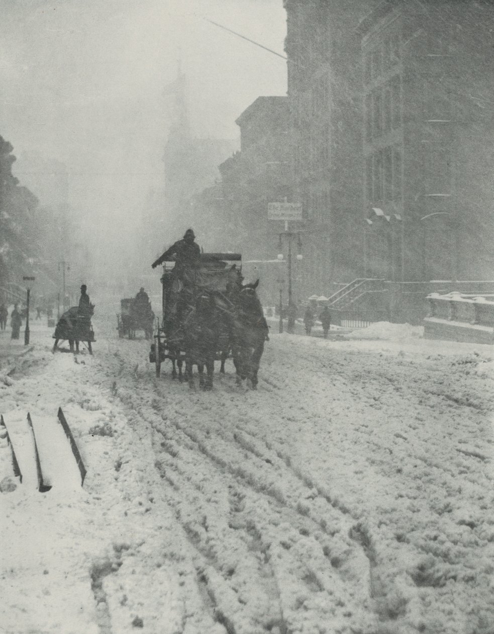 Inverno, Quinta Avenida de Alfred Stieglitz