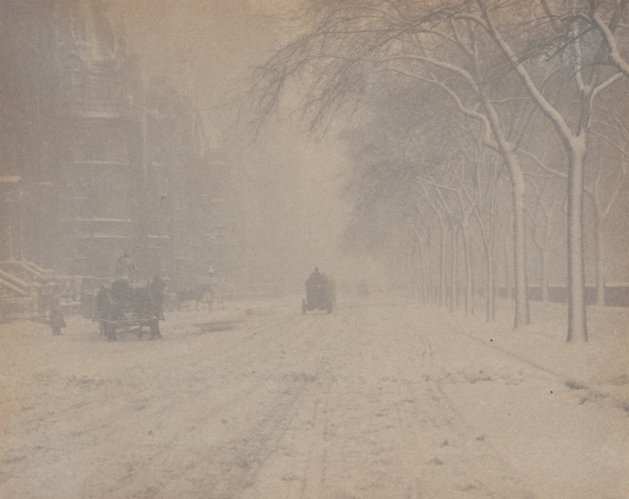 Inverno, Nova Iorque de Alfred Stieglitz