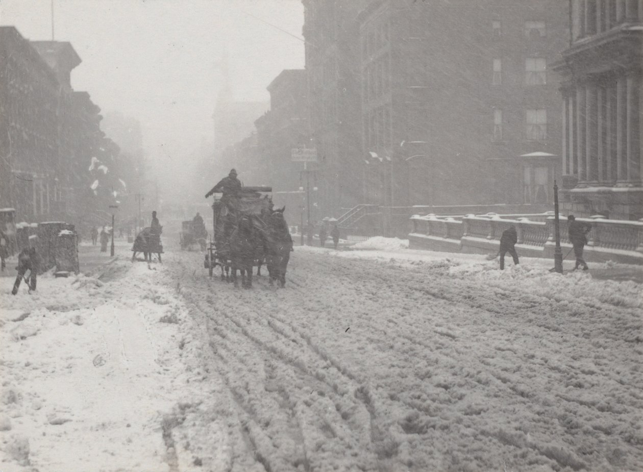 Inverno na Quinta Avenida de Alfred Stieglitz