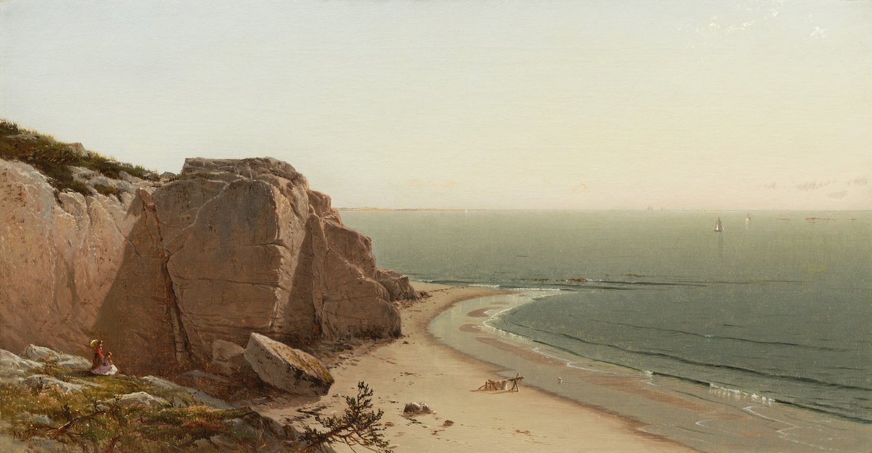 Um dia tranquilo perto de Manchester de Alfred Thompson Bricher