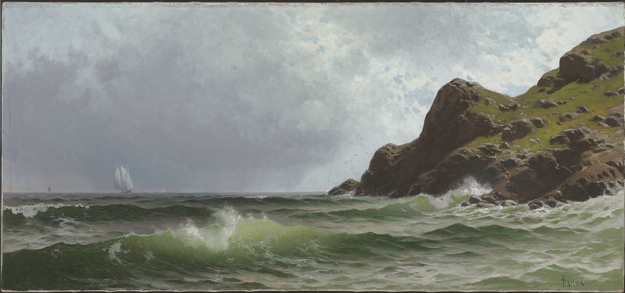 Vela fora da costa de Alfred Thompson Bricher