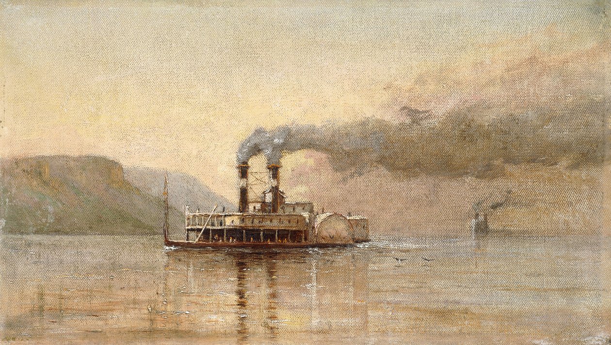 A cidade de São Paulo, Dubuque, c.1866 de Alfred Thompson Bricher