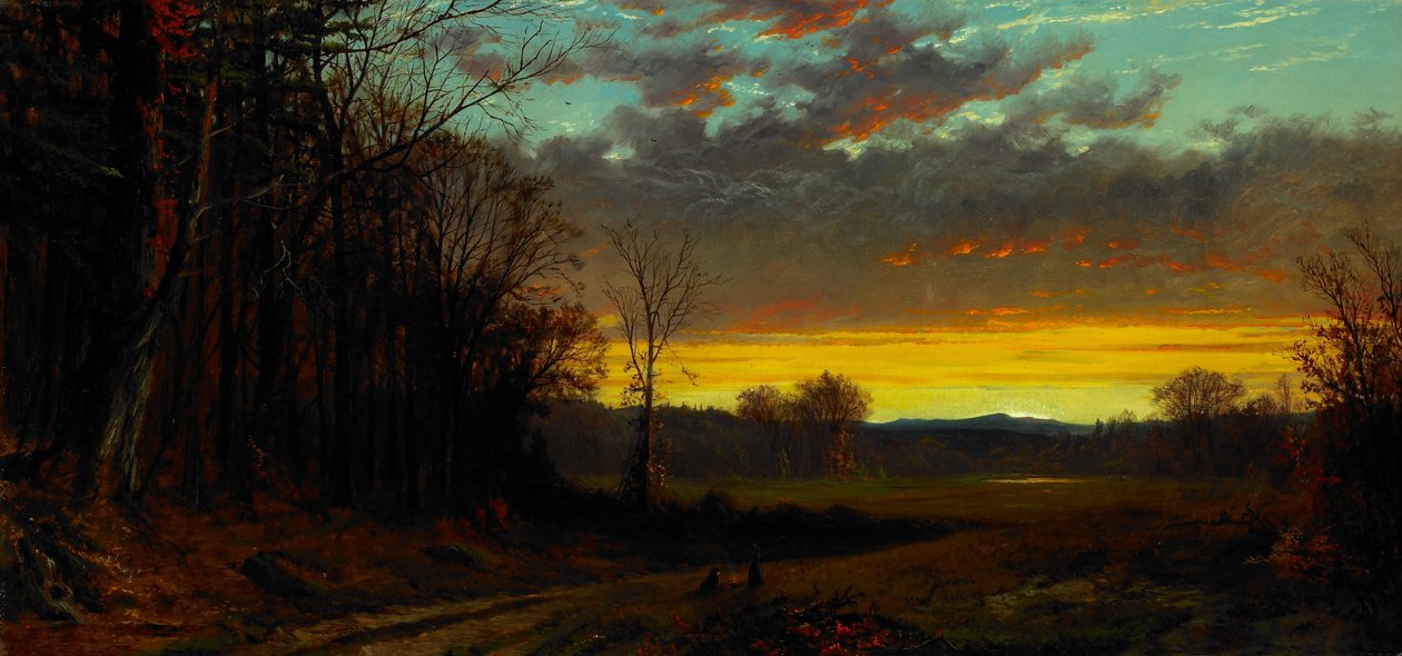 Crepúsculo no deserto de Alfred Thompson Bricher