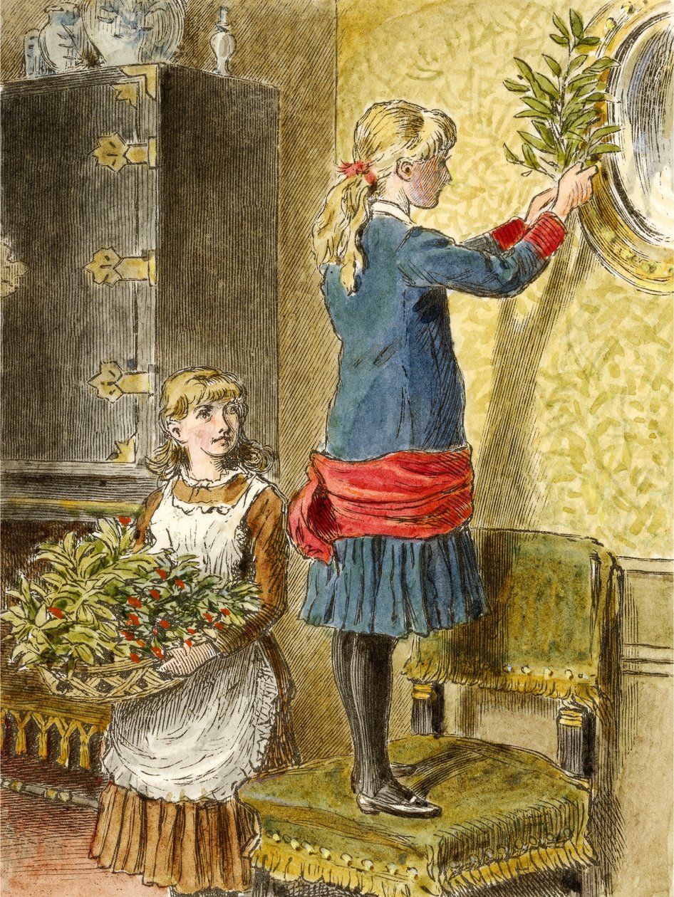 Decoração para o Natal, pub. 1854 de Alfred W. Cooper