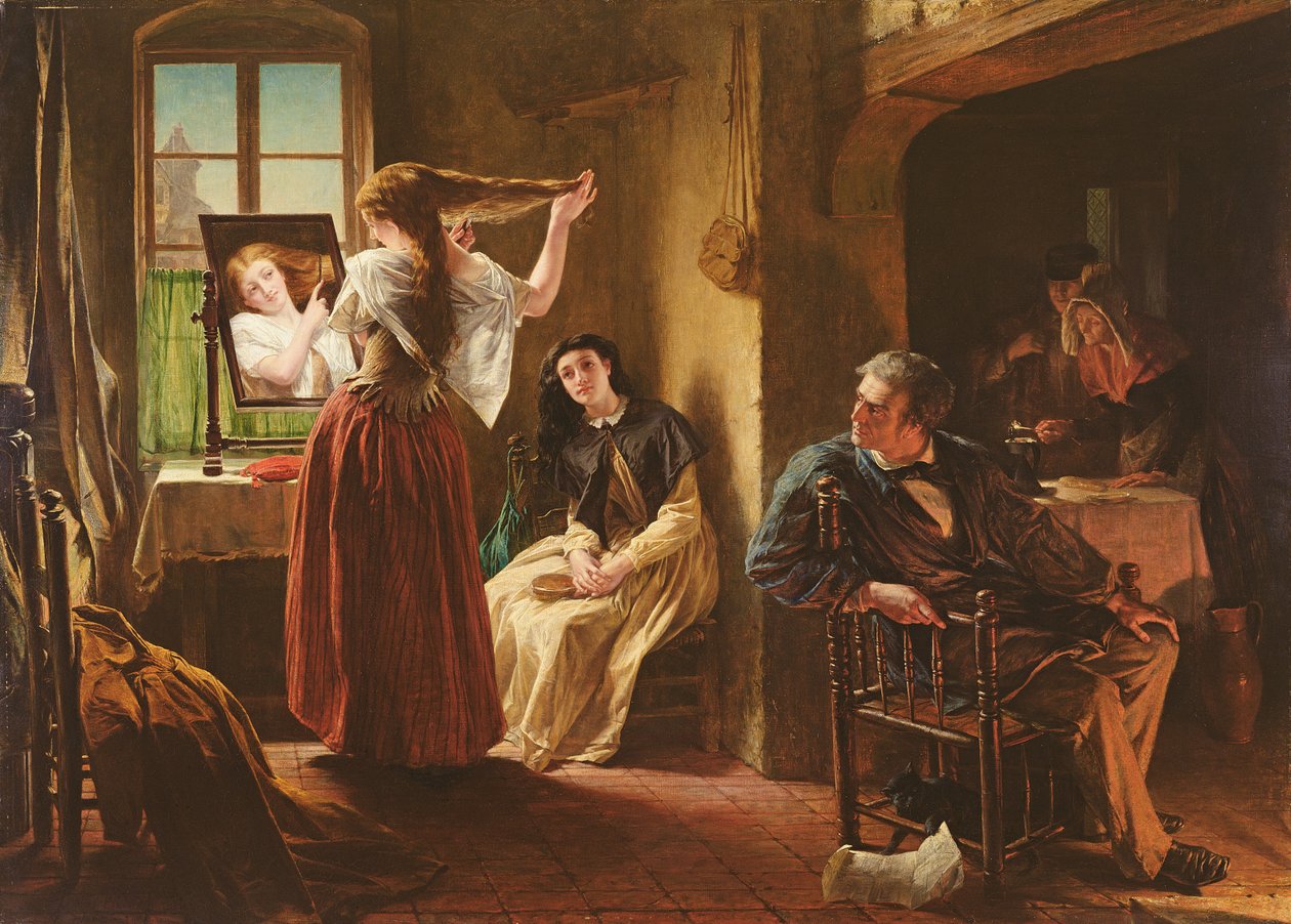 A invenção da máquina de pentear, 1862 de Alfred W. Elmore