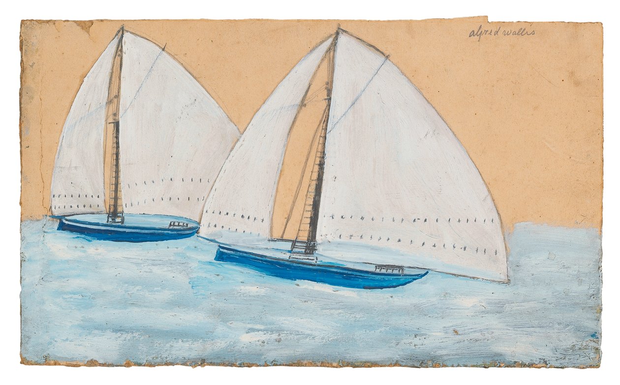 Dois Barcos à Vela de Alfred Wallis