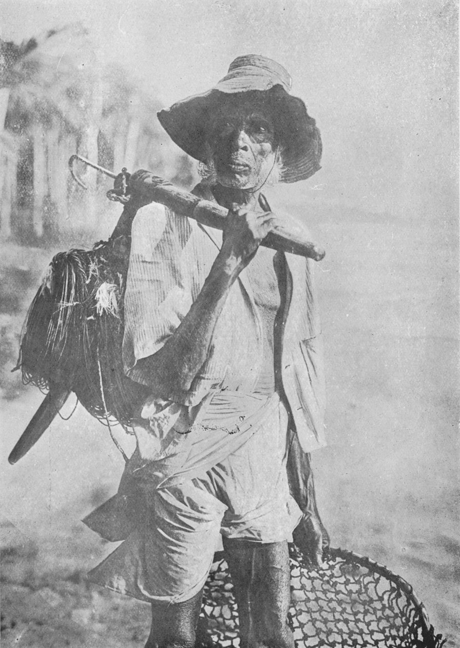 Pescador, c1890, 1910 de Alfred William Amandus Plate