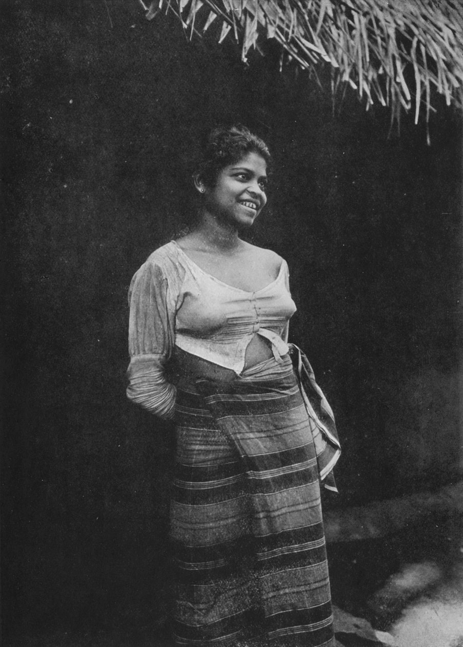 Beleza cingalesa da vila, c1890, 1910 de Alfred William Amandus Plate