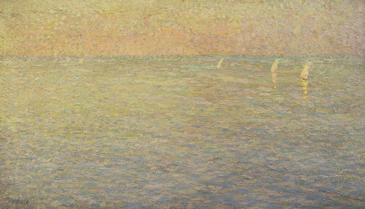 Barcos no Mar de Alfred William Finch