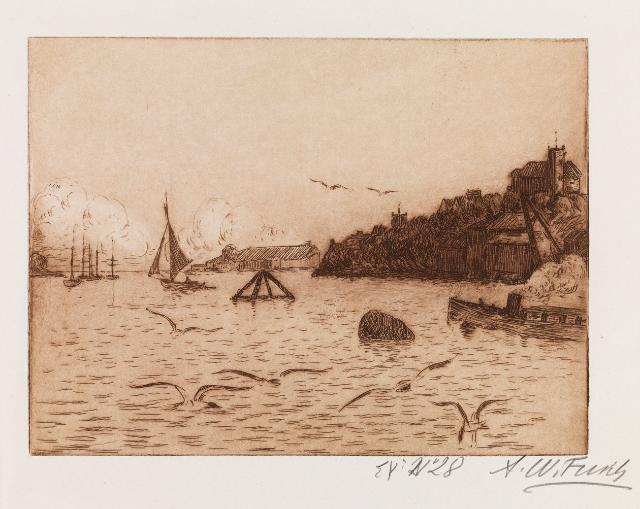 Porto Sul de Alfred William Finch