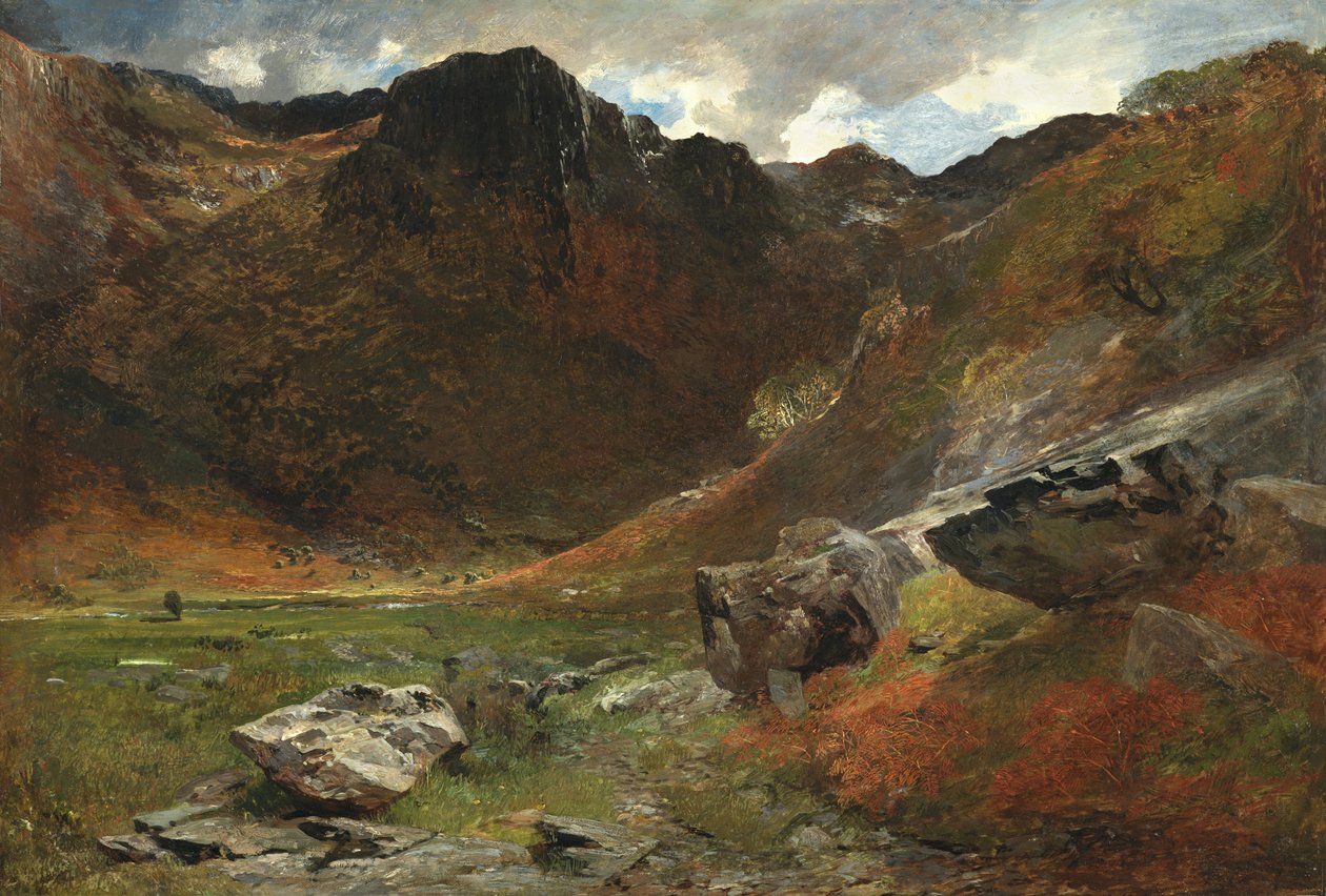 Um vale pantanoso da natureza de Alfred William Hunt