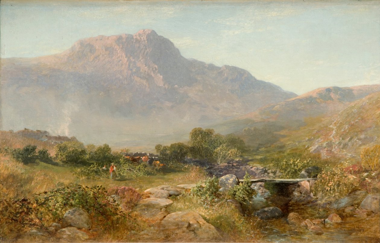 Capela Curig, 1855 de Alfred William Hunt