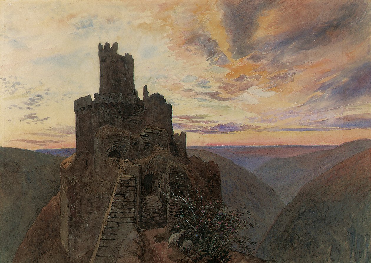 Ehrenburg no Mosel de Alfred William Hunt