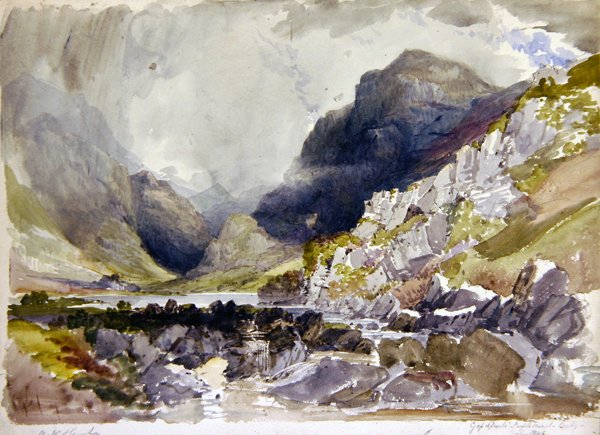 A Abertura do Monte Púrpura de Dunlo de Alfred William Hunt