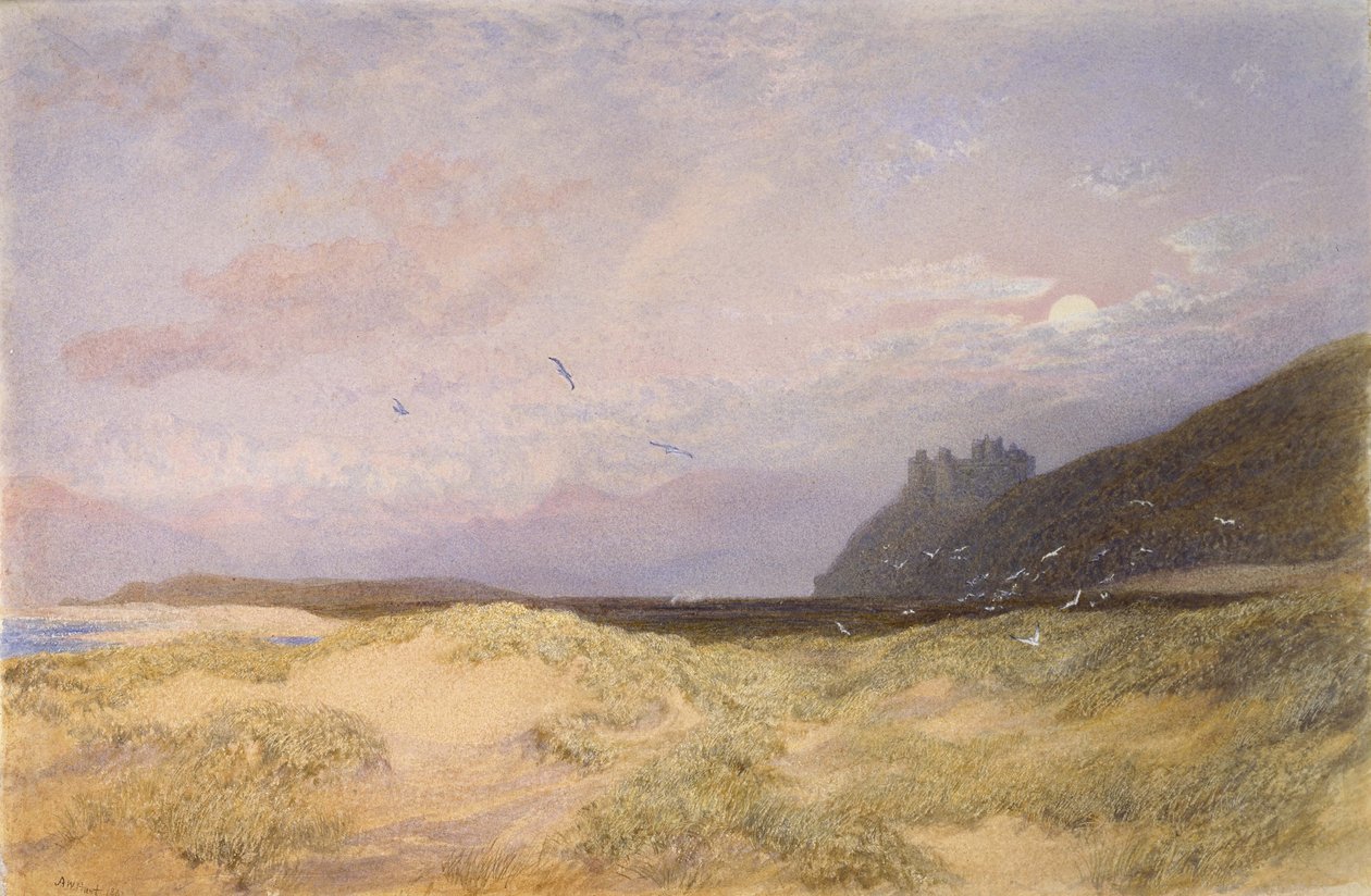Harlech, 1862 (aguarela sobre papel) de Alfred William Hunt