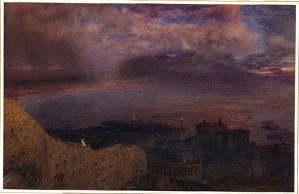 Nápoles, ou Terra do Fogo Rígido de Alfred William Hunt