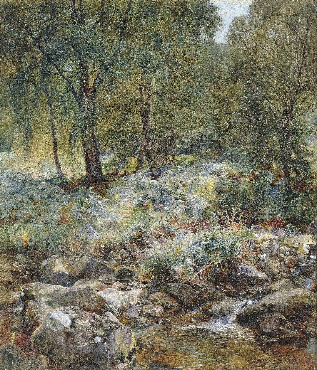 Quando as folhas começam a virar, 1856 de Alfred William Hunt