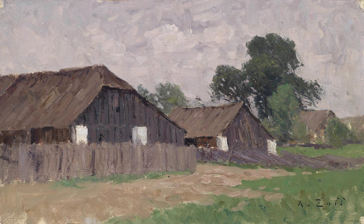 Casas de campo perto de Klagenfurt de Alfred Zoff