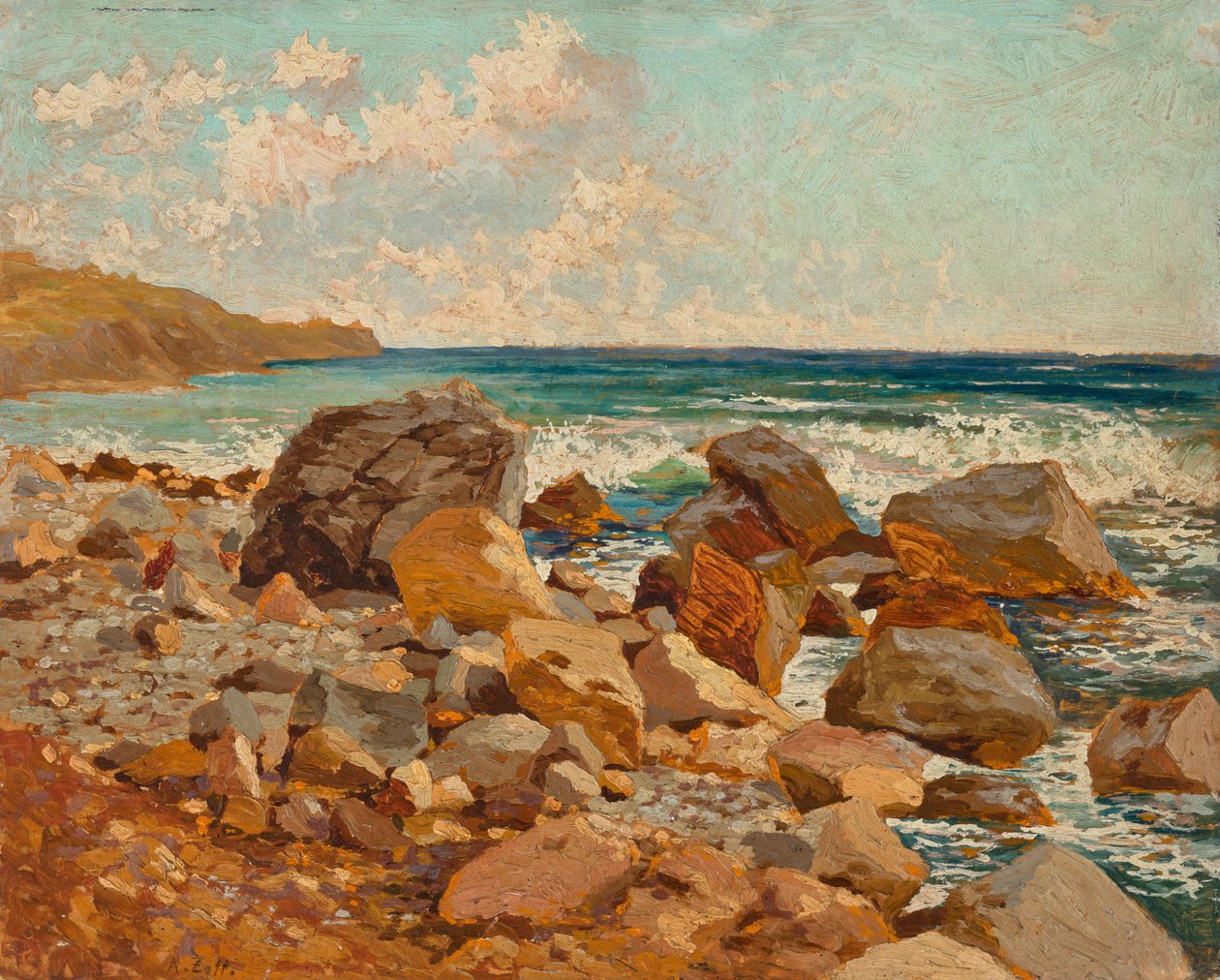 Surf em Nervi de Alfred Zoff