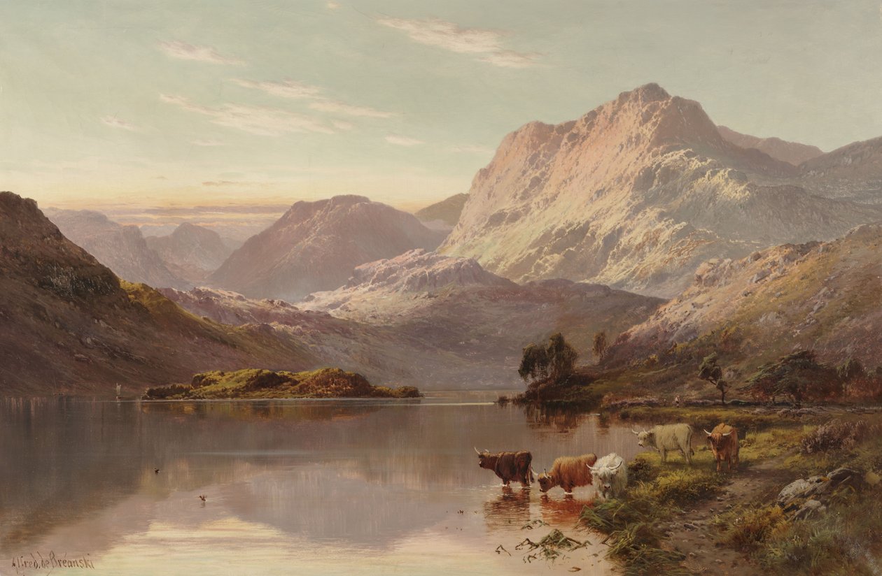 Loch Fad de Alfred de Breanski