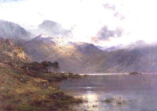 Perto de Inversnaid, depois da chuva de Alfred de Breanski