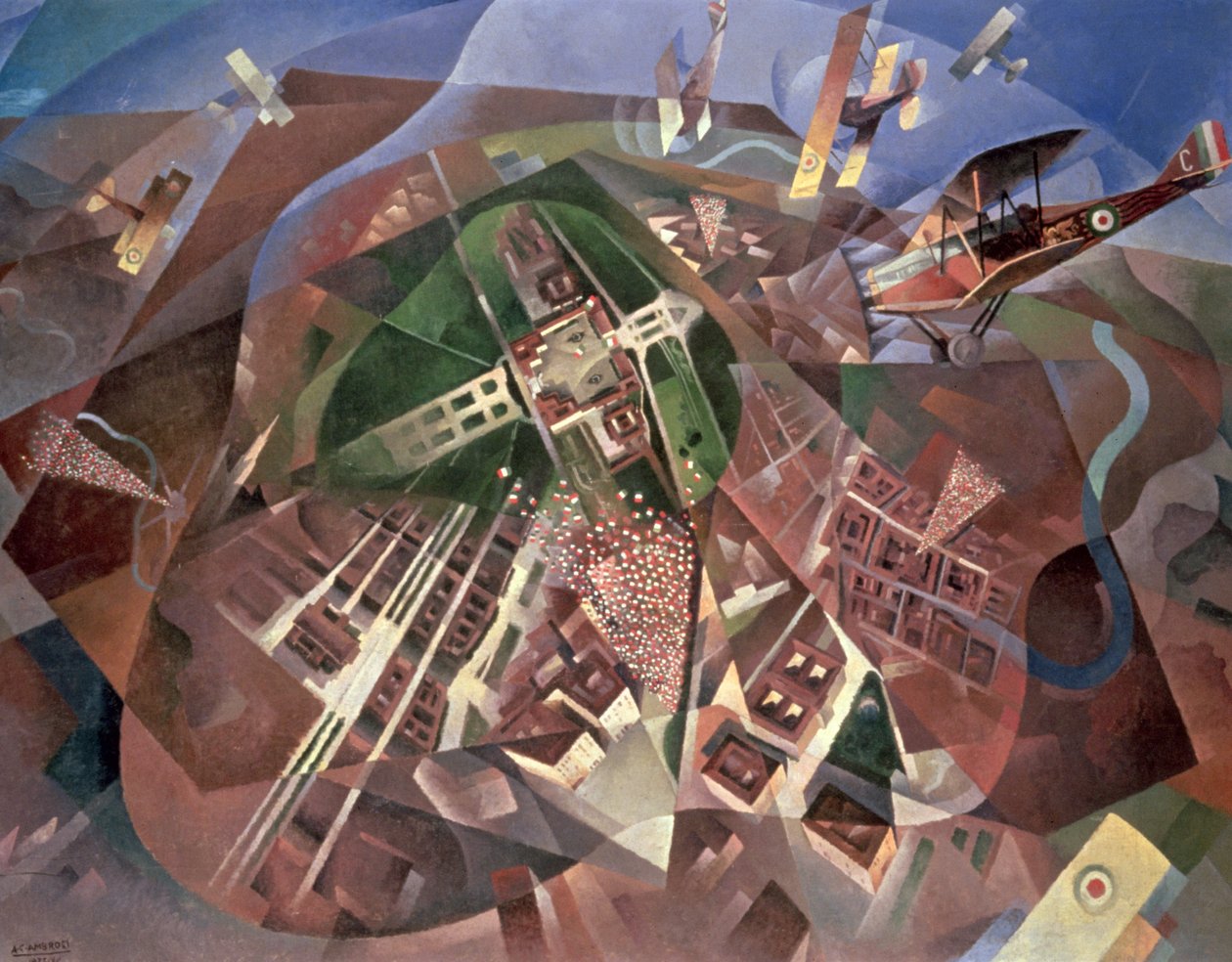 Voo sobre Viena, 1933 de Alfredo G. Ambrosi