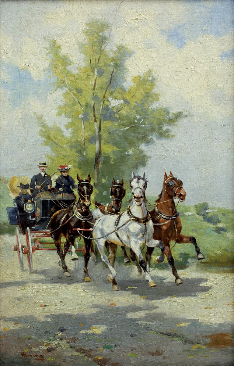 Passeio de carruagem de Alfredo Tominz