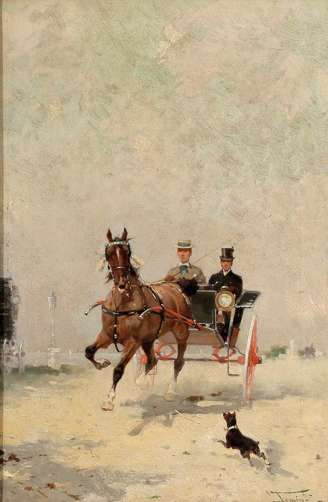 Andar de carruagem de Alfredo Tominz