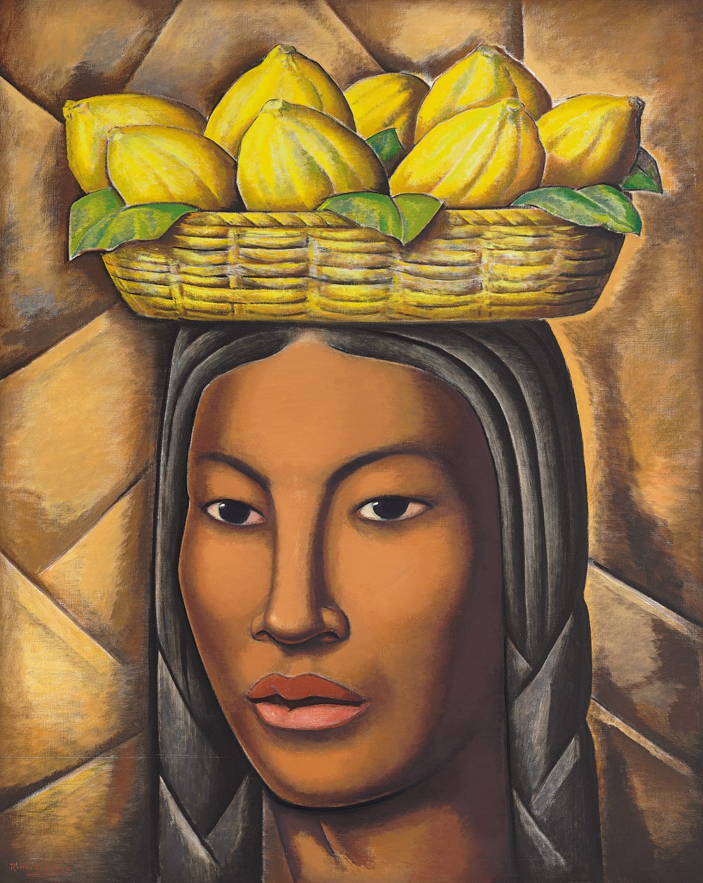 La Índia, c.1936 (óleo sobre tela) de Alfredo Ramos Martinez