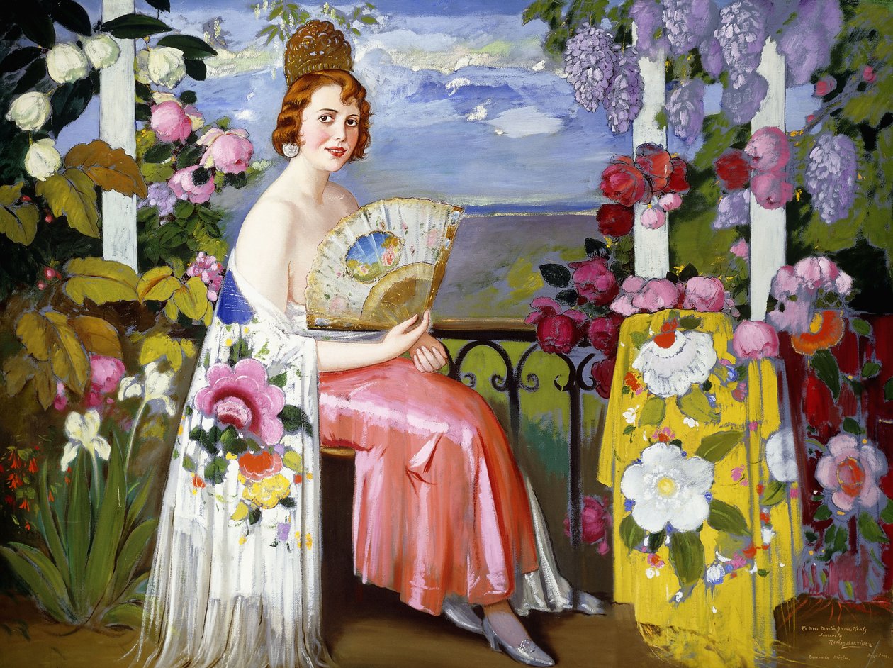 Joaninha e Flores; Joaninha em flores de Alfredo Ramos Martinez