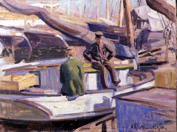 Porto de Helsinque de Ali Munsterhjelm