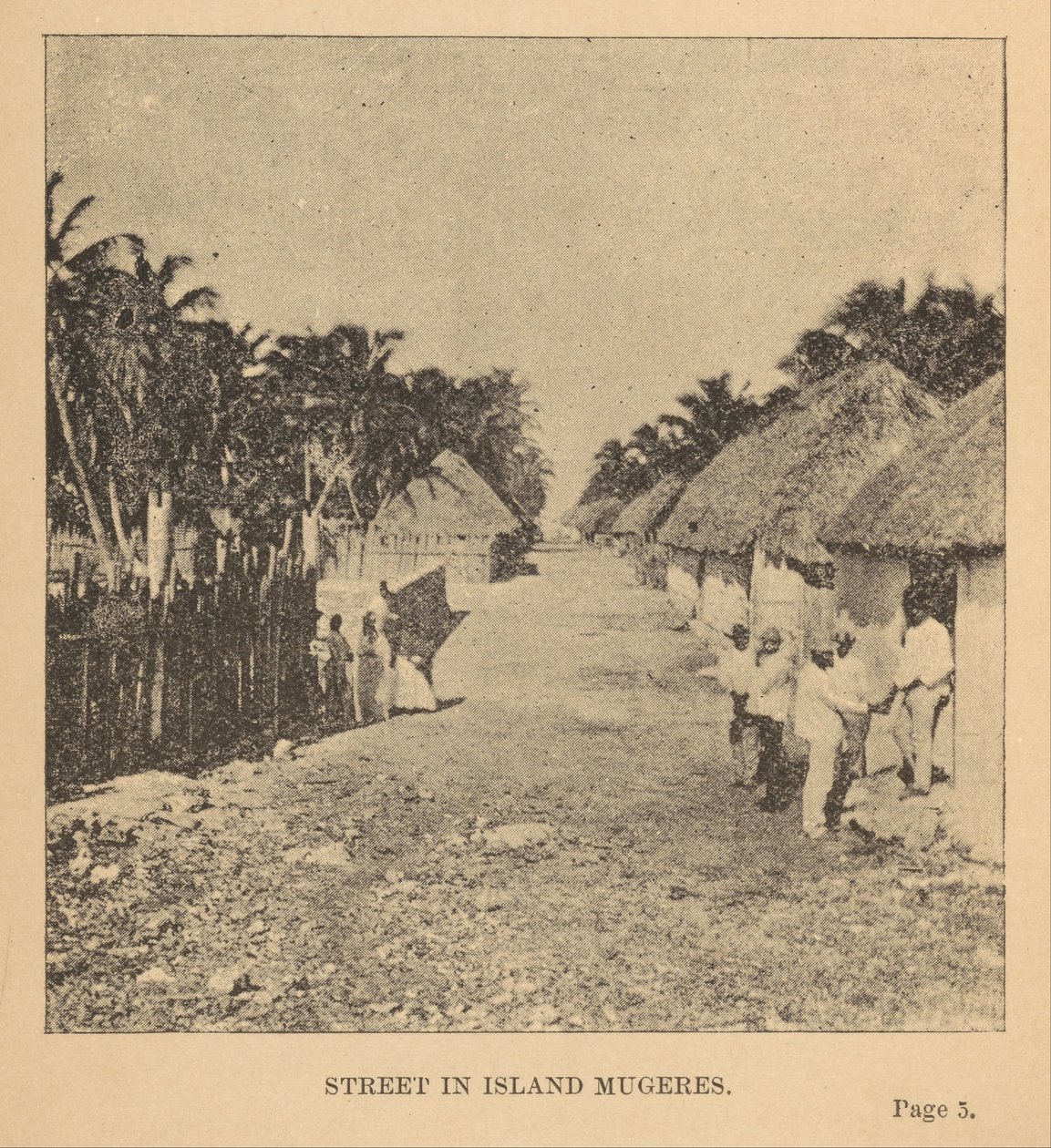 Rua na Ilha Mugeres de Alice D. Le Plongeon