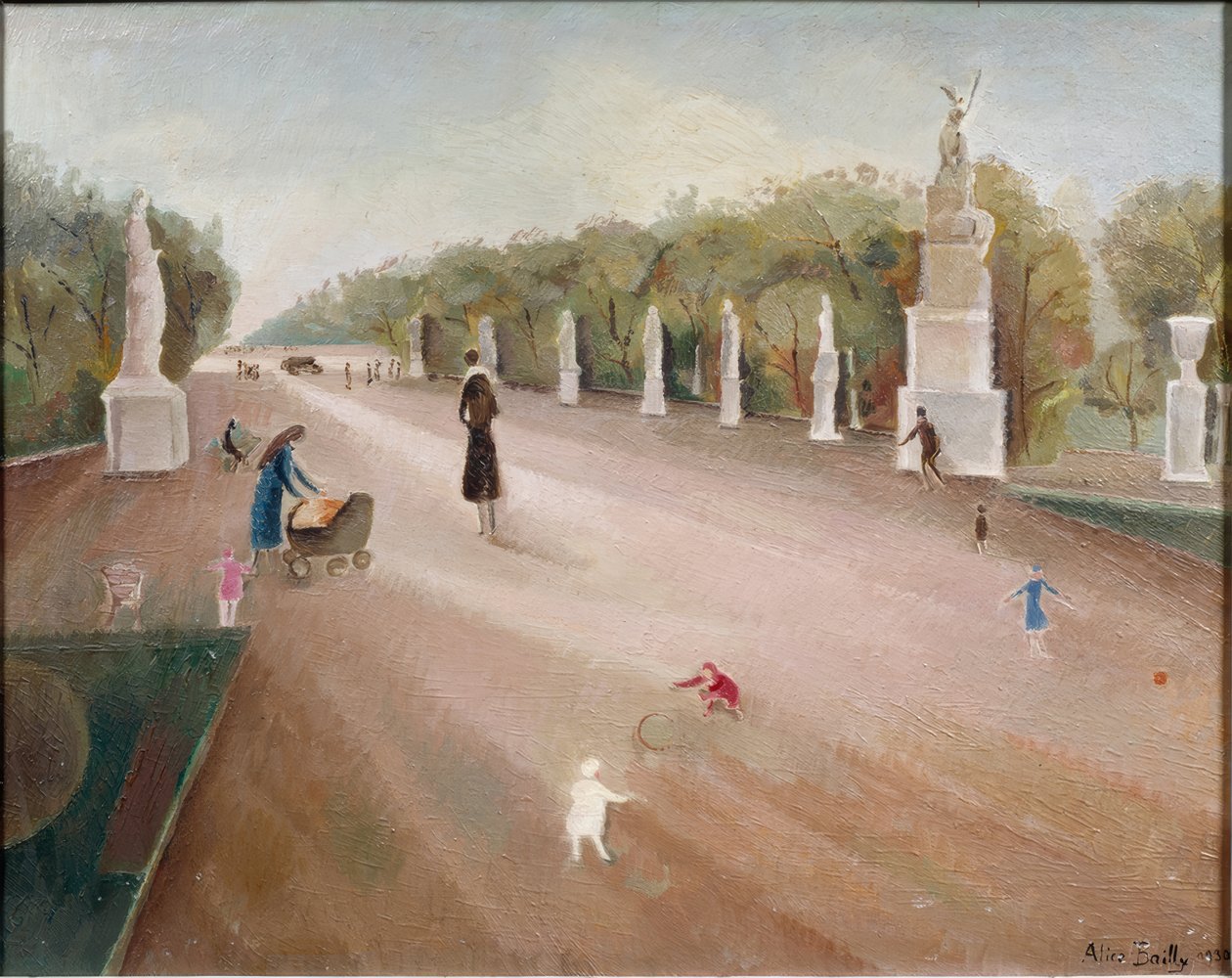 No Jardim do Luxemburgo de Alice Bailly