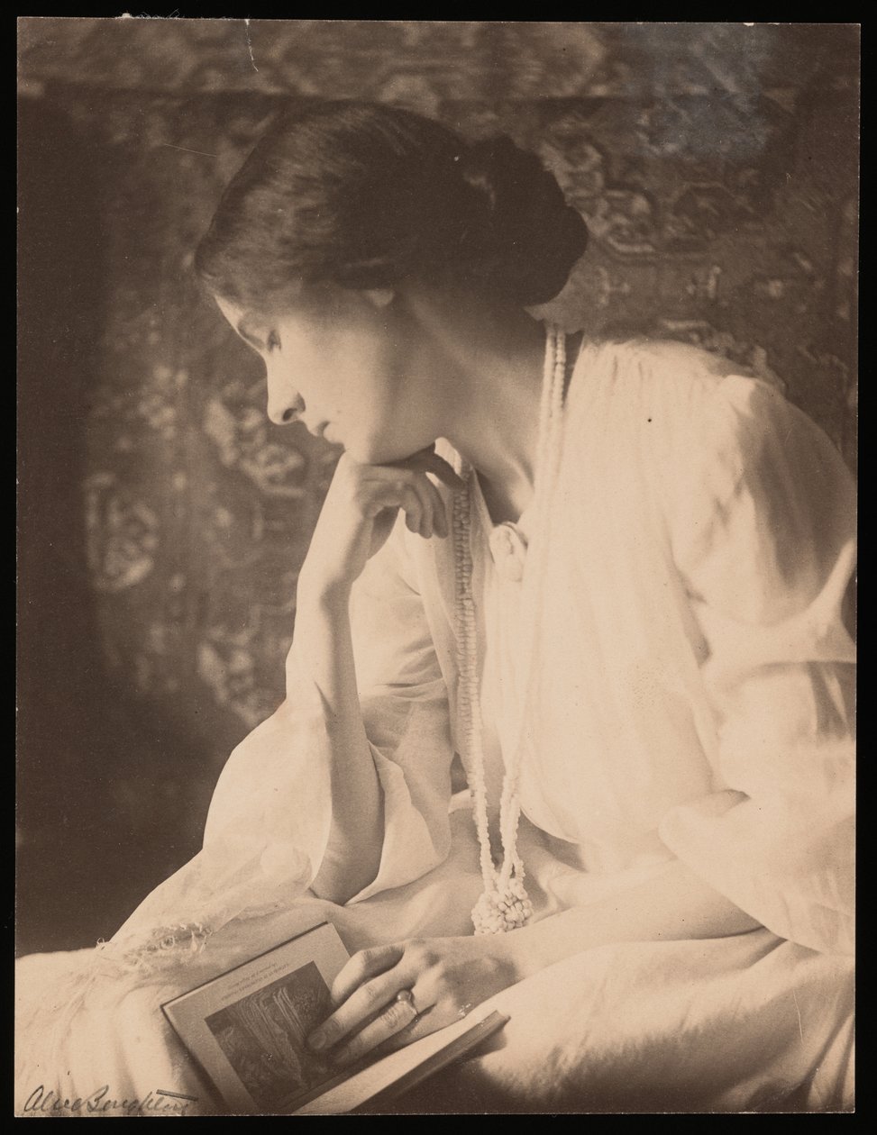 Alice Broughton foto de Agnes Pelton (foto p/b) de Alice Boughton
