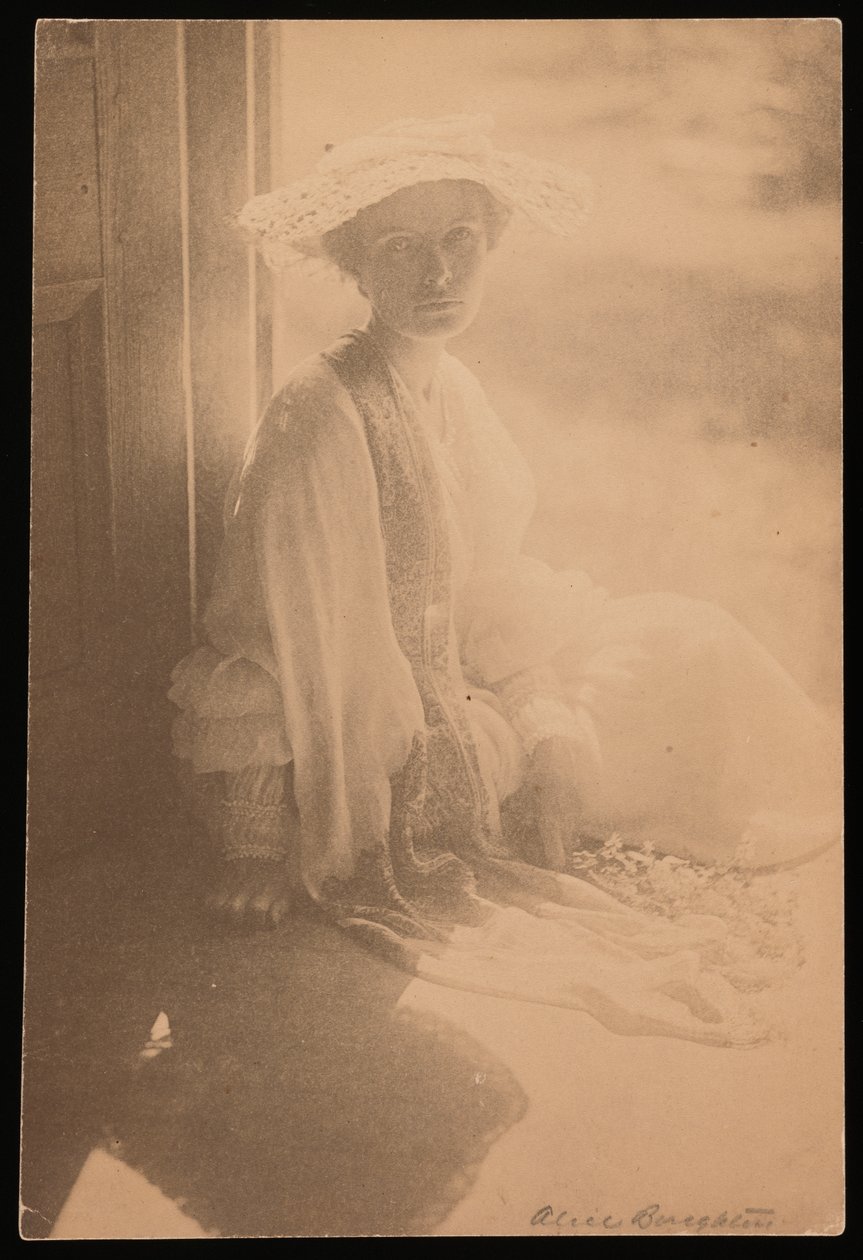 Foto de Alice Broughton de Agnes Pelton (foto a p/b) de Alice Boughton