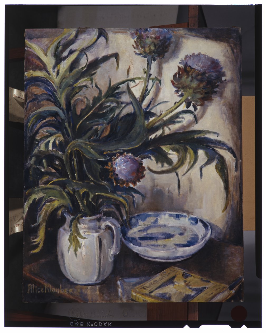 Alcachofras, c.1933 (óleo sobre tela) de Alice Ellen Klauber