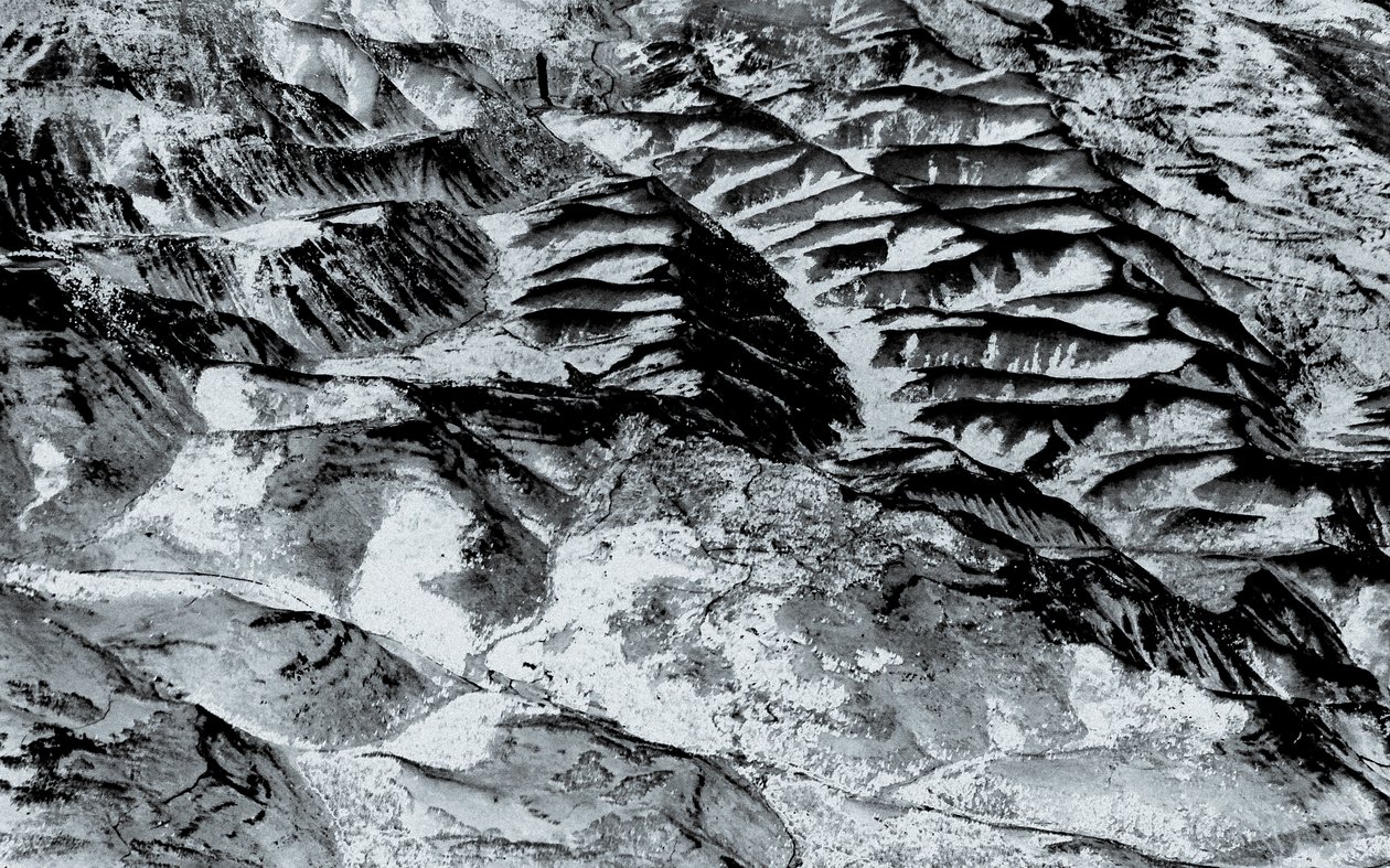Over Nevada, 2018 (fotografia pintada à mão) de Alice Gur-Arie