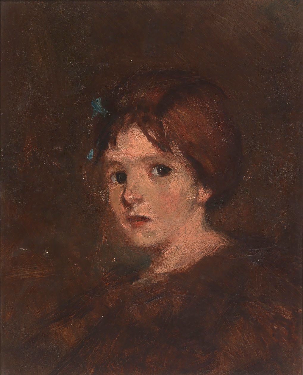 Criança em castanho de Alice Pike Barney