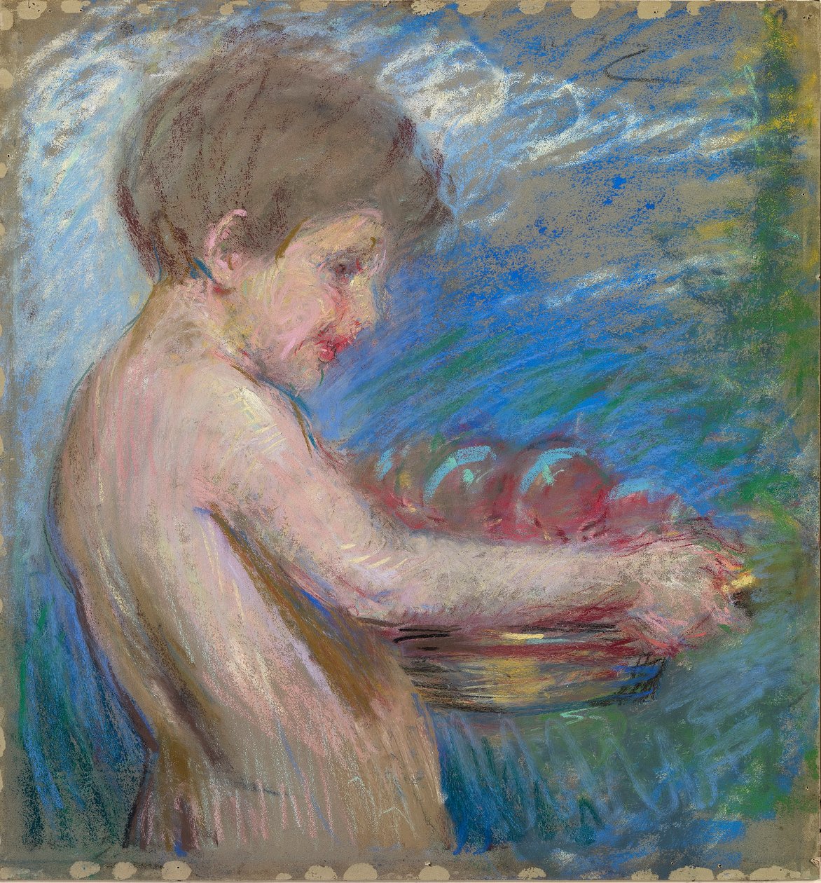 Criança com fruta de Alice Pike Barney