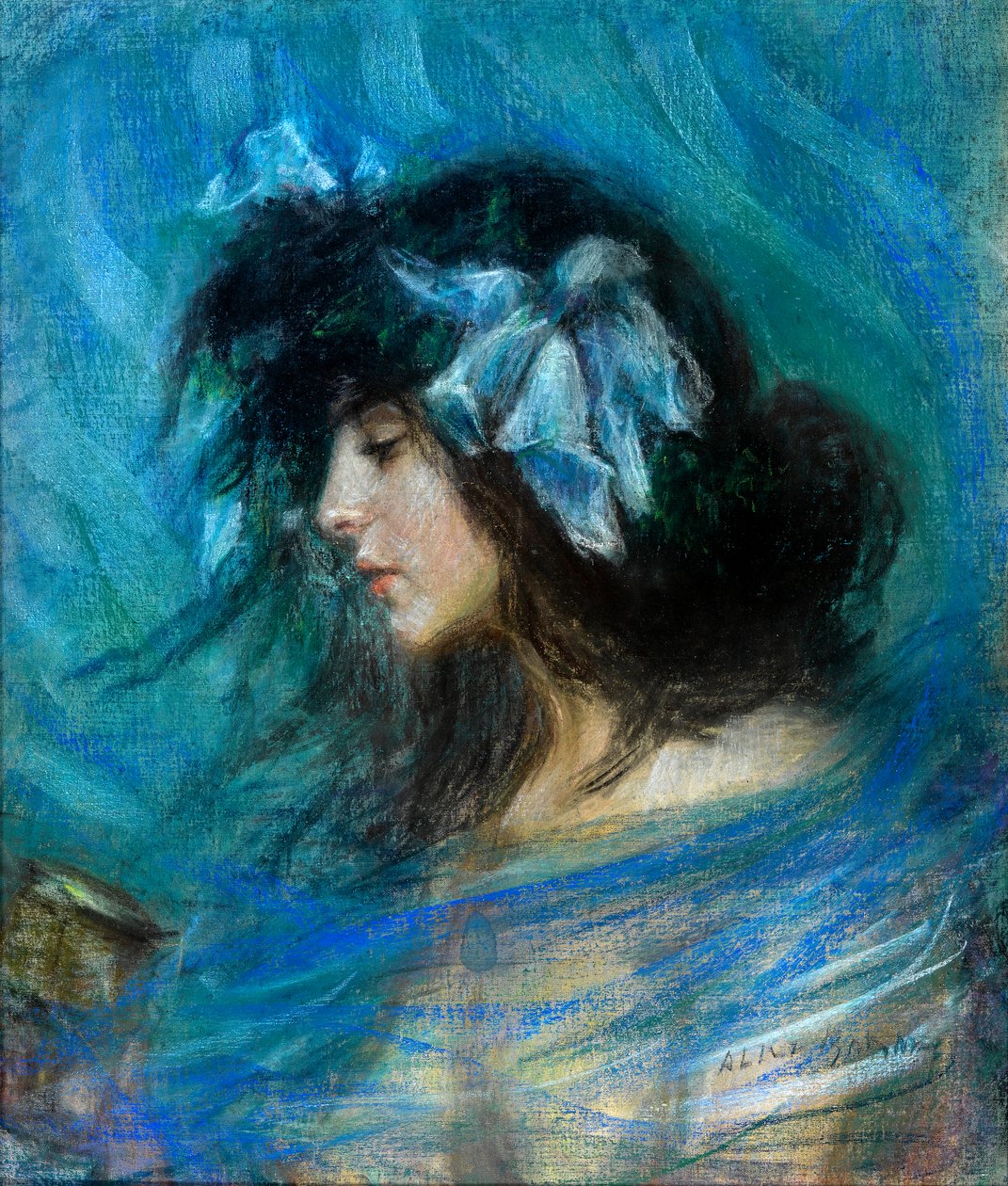 Dreamland, c.1906 (pastel sobre papel) de Alice Pike Barney
