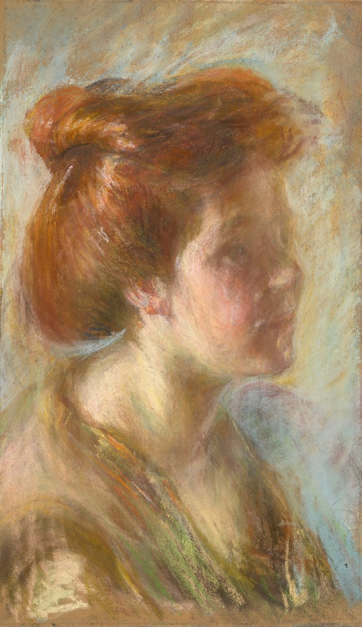 Rapariga com cabelo à Ticiano de Alice Pike Barney