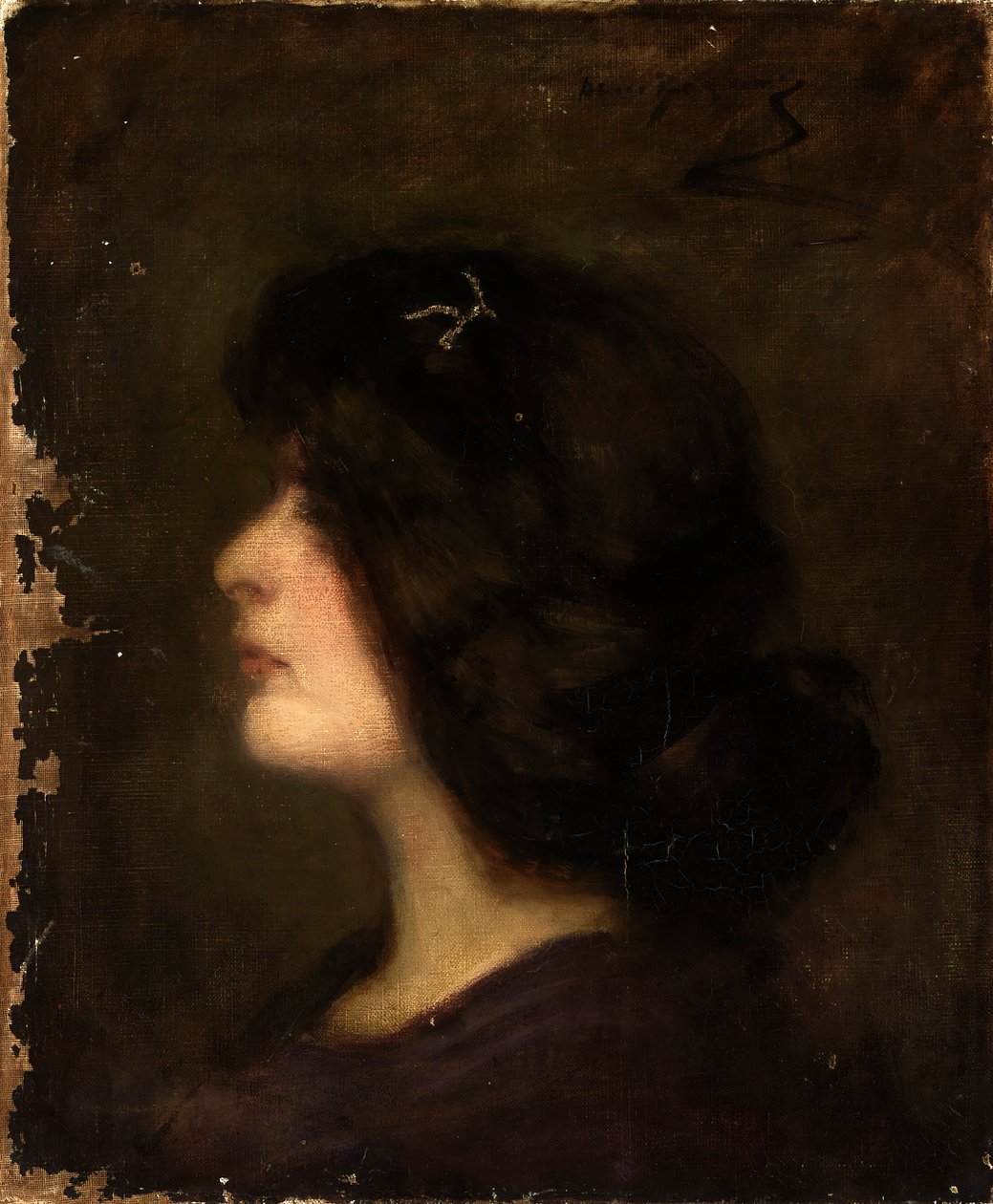 Laura aos quinze anos, 1894. de Alice Pike Barney